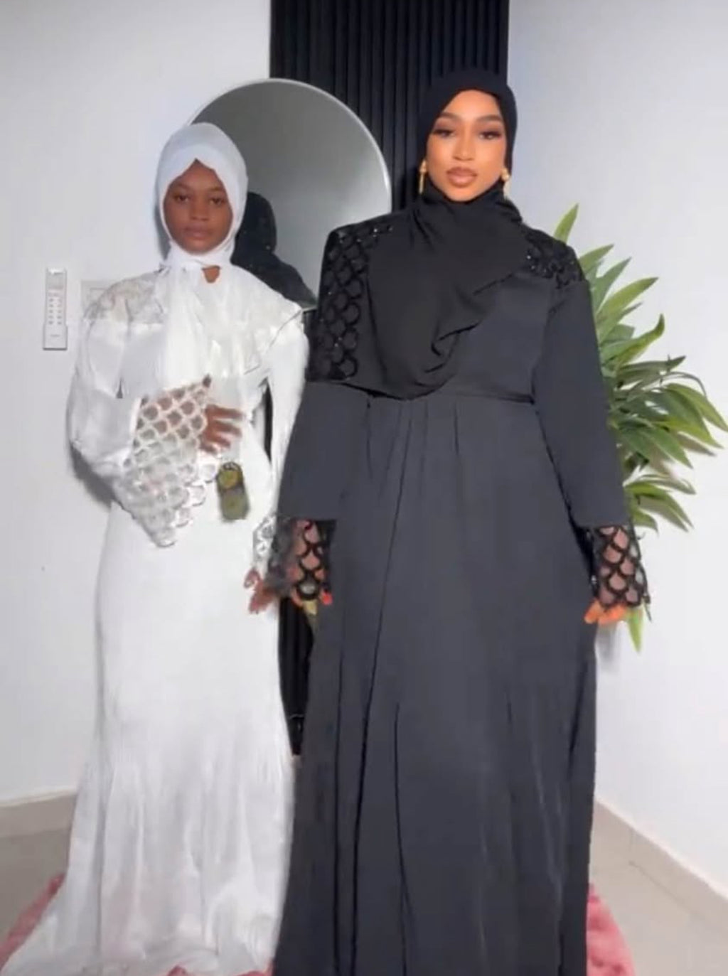 ABAYA ÉCAILLE
