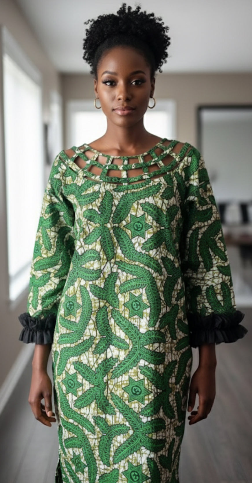 Robe midi - boubou moderne