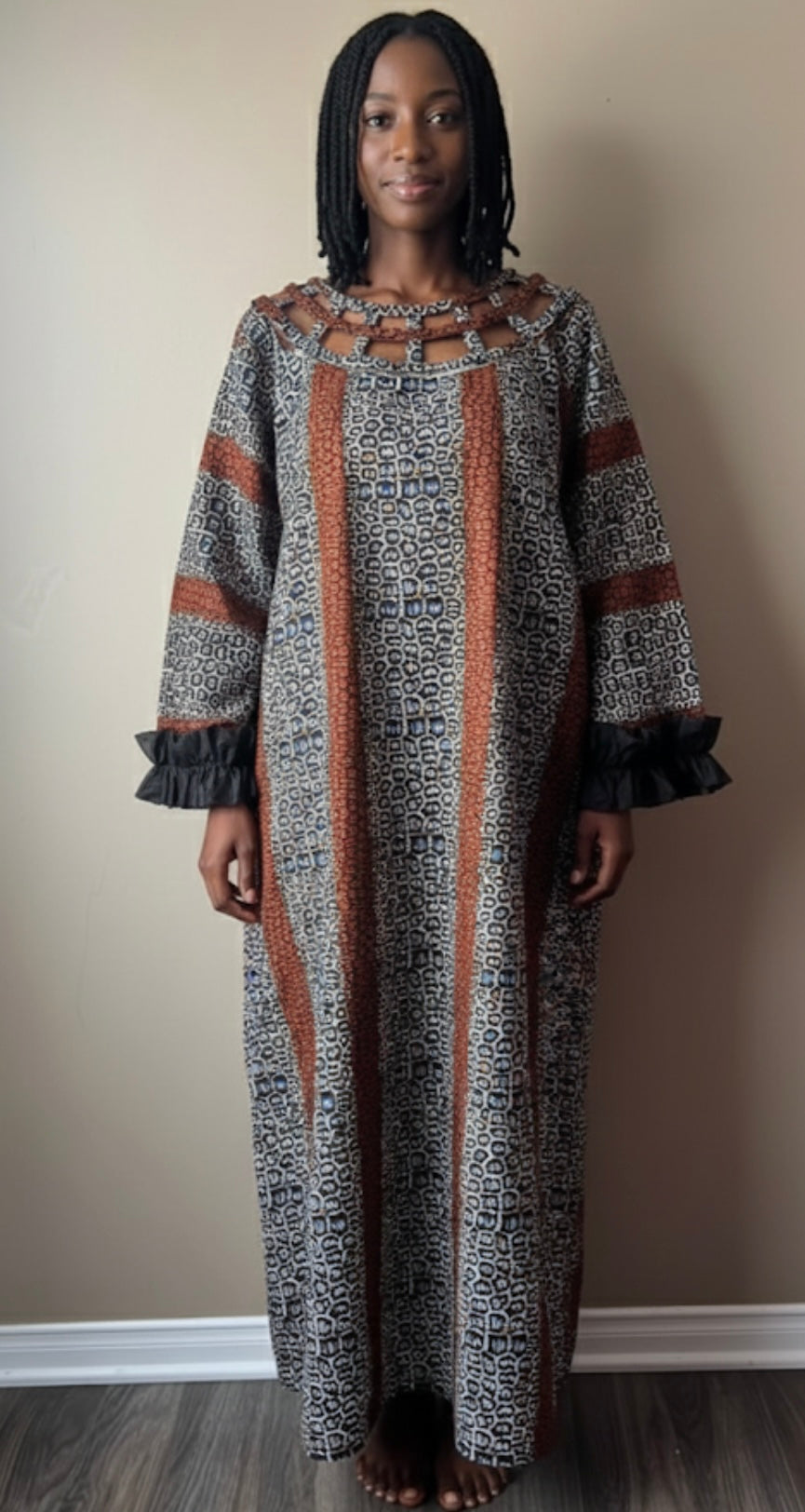 Robe midi - boubou moderne