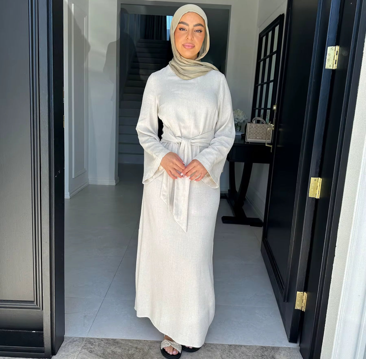 ABAYA CEINTURÉ LINA