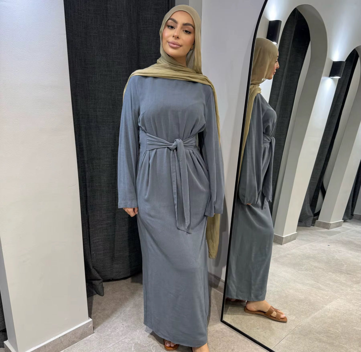 ABAYA CEINTURÉ LINA