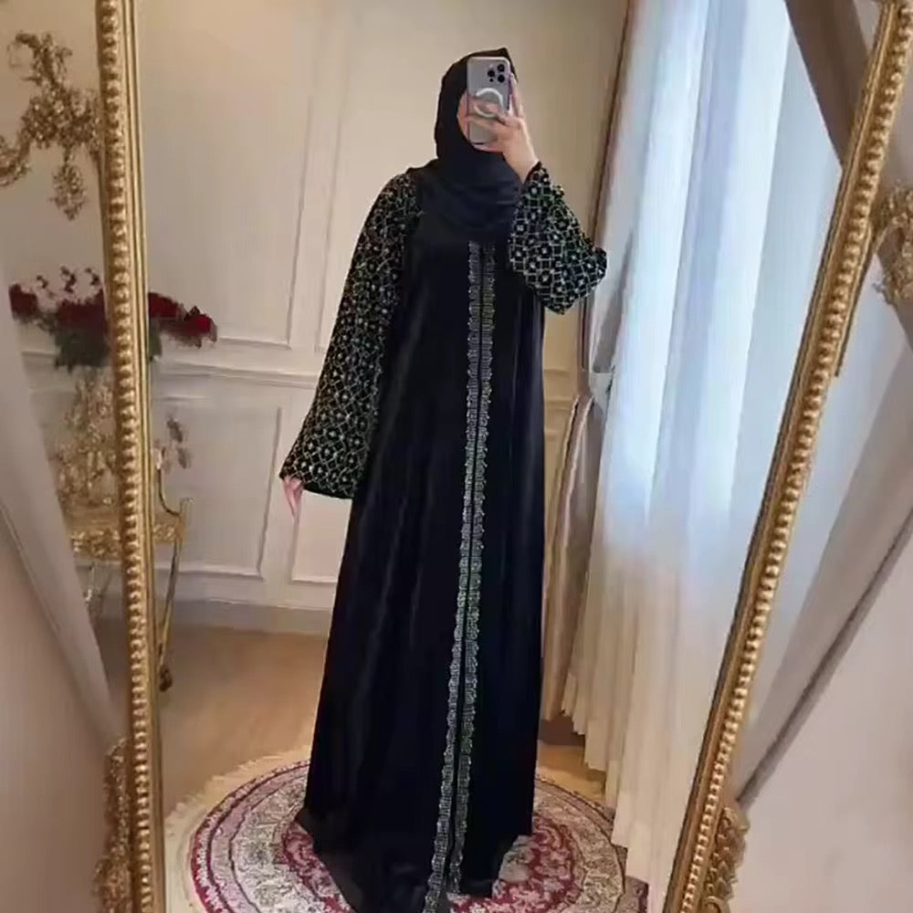 ABAYA DUBAÏ STRASS