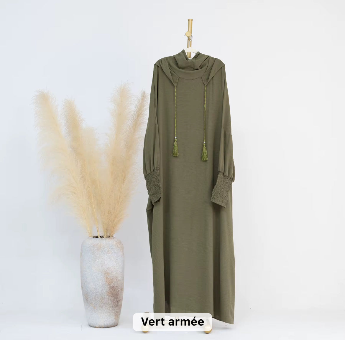 ✨ Robe de Prière Confortable avec Hijab Intégré ✨