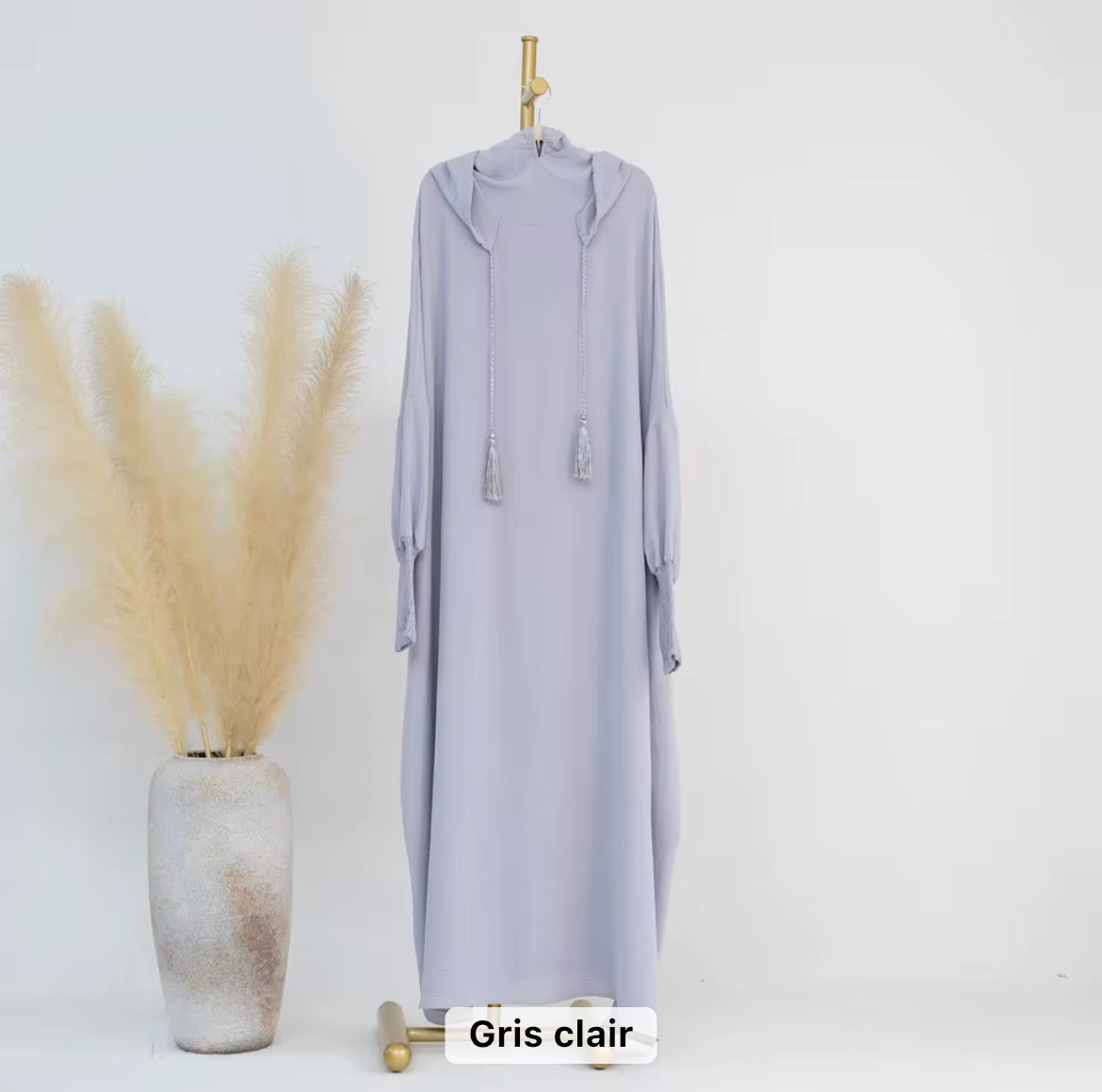 ✨ Robe de Prière Confortable avec Hijab Intégré ✨