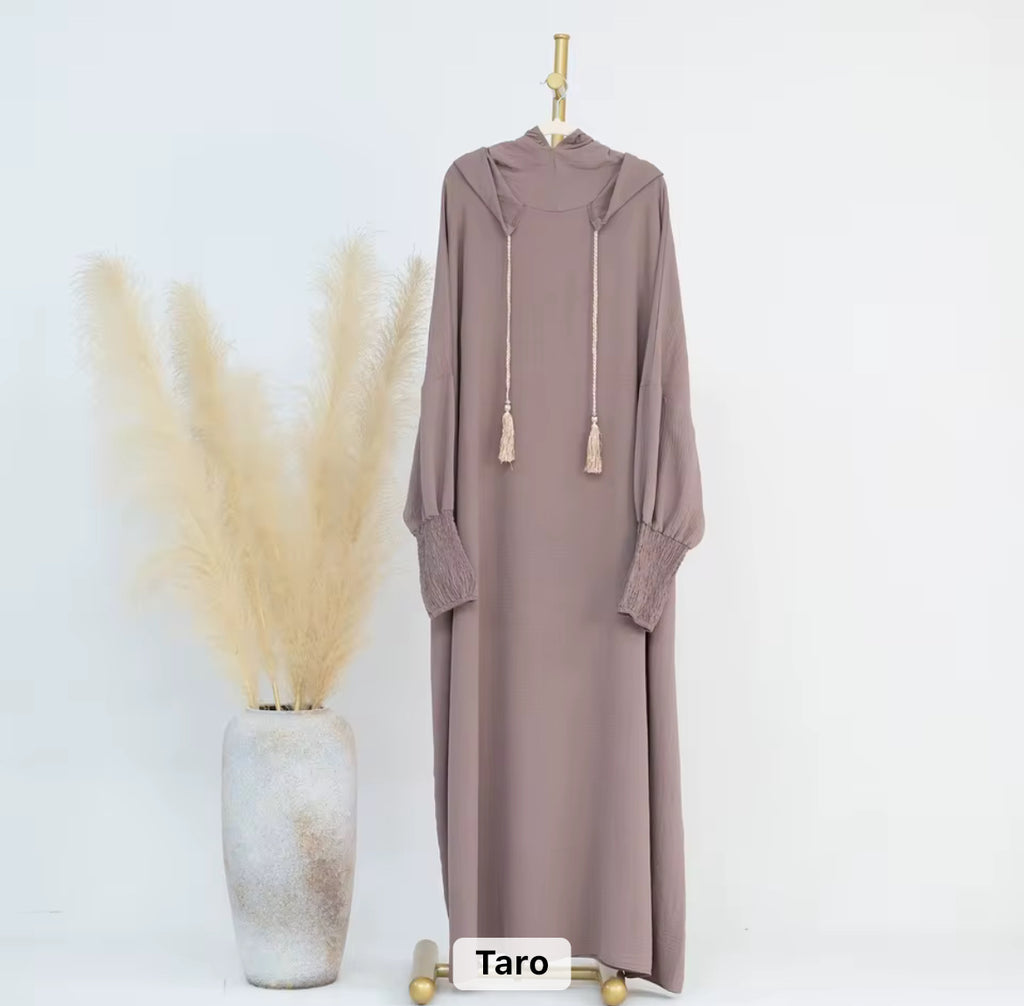 ✨ Robe de Prière Confortable avec Hijab Intégré ✨