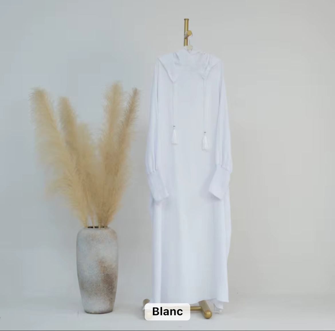 ✨ Robe de Prière Confortable avec Hijab Intégré ✨