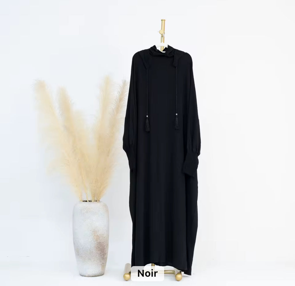 ✨ Robe de Prière Confortable avec Hijab Intégré ✨
