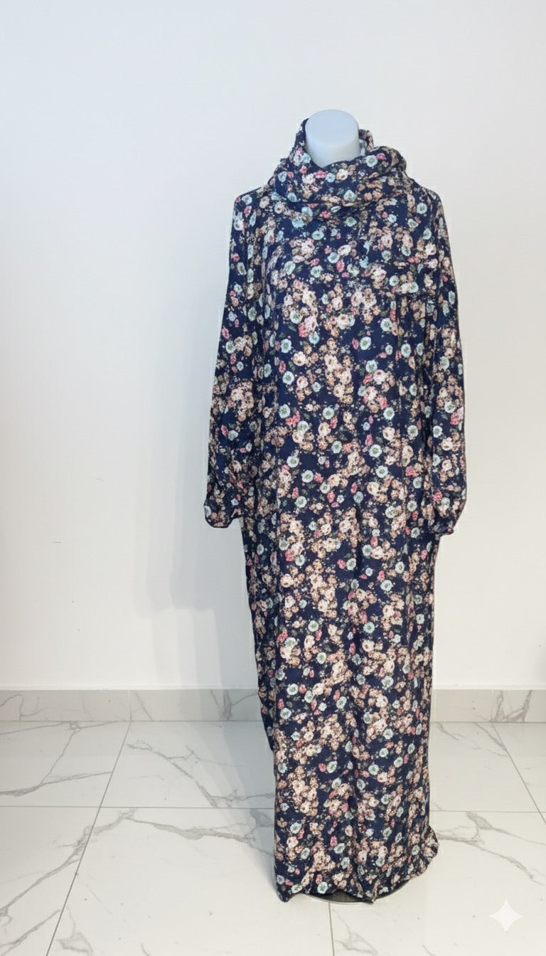 🌺ROBE ROSE ~ voile intégré