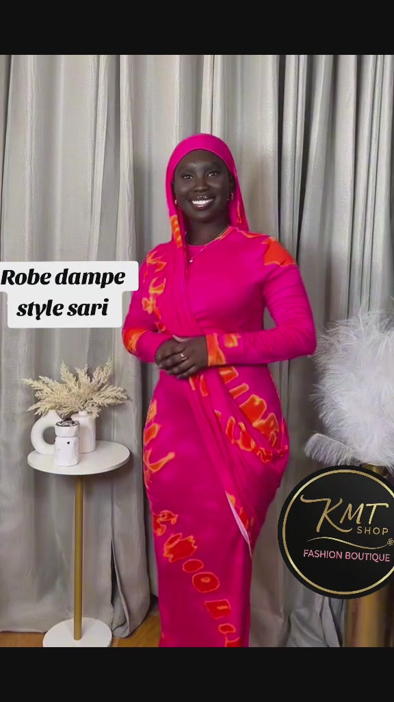 Robe Dampe style sari