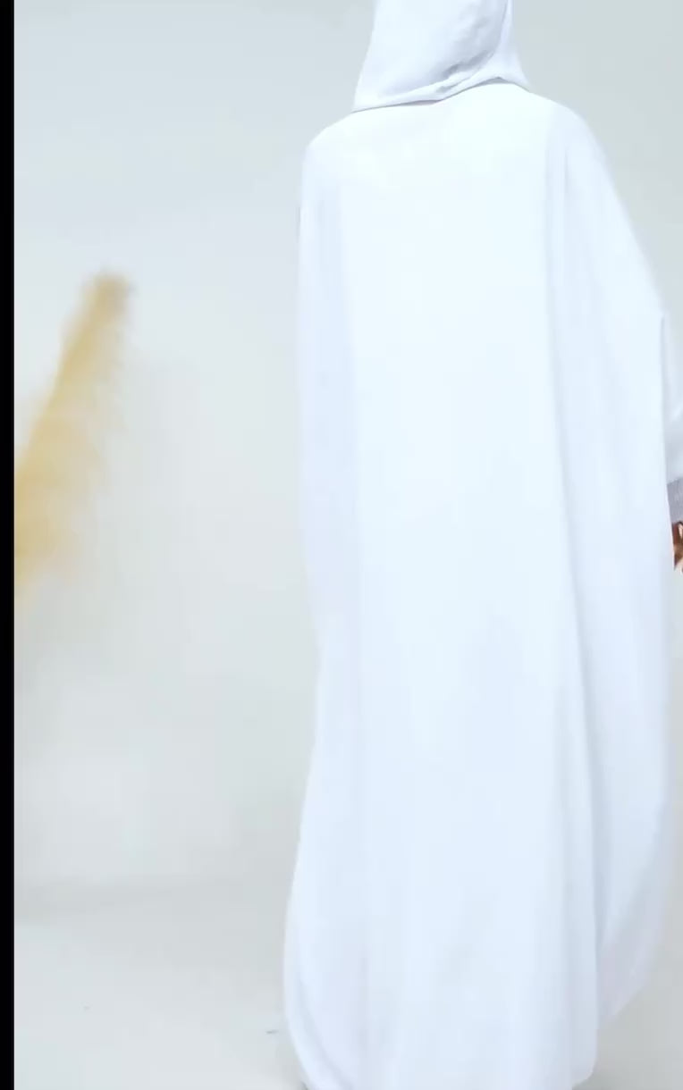 ✨ Robe de Prière Confortable avec Hijab Intégré ✨