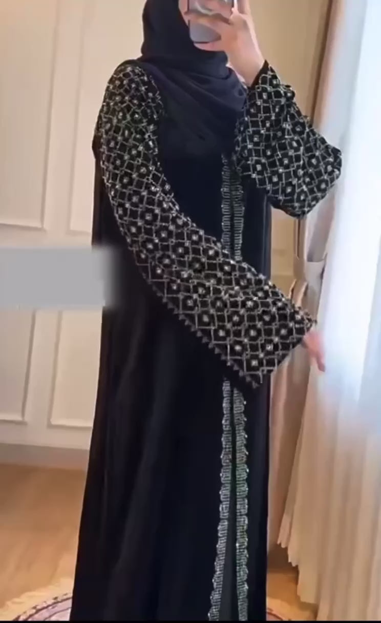 ABAYA DUBAÏ STRASS