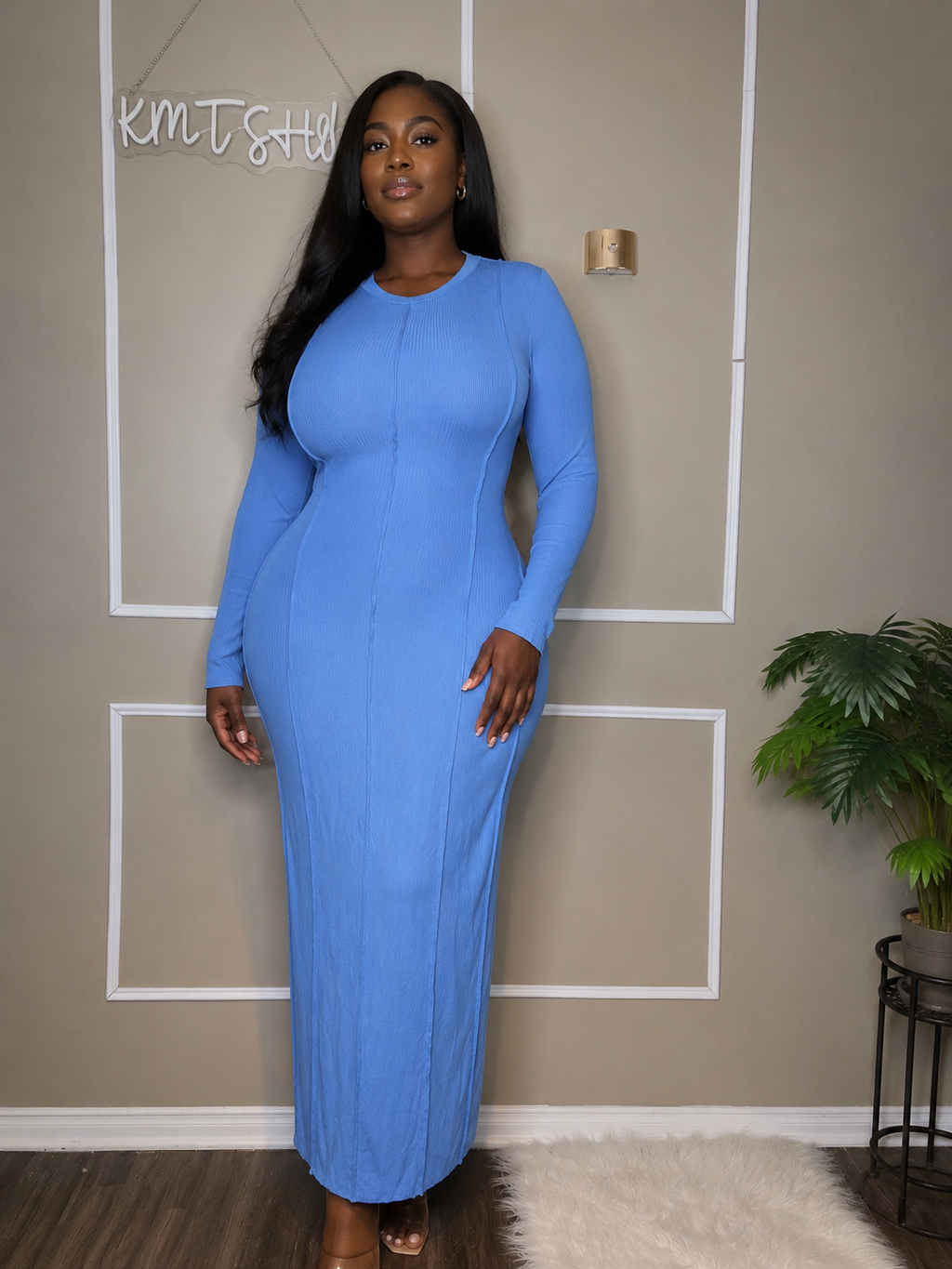 Robe Longue Sculptante
