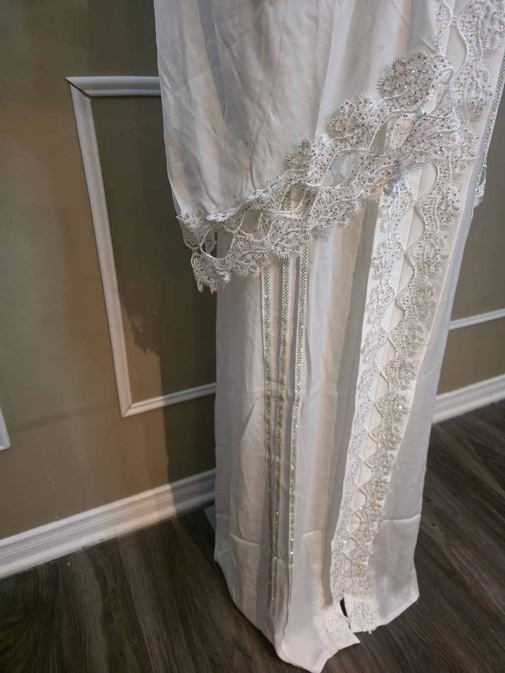 Abaya Élégance white