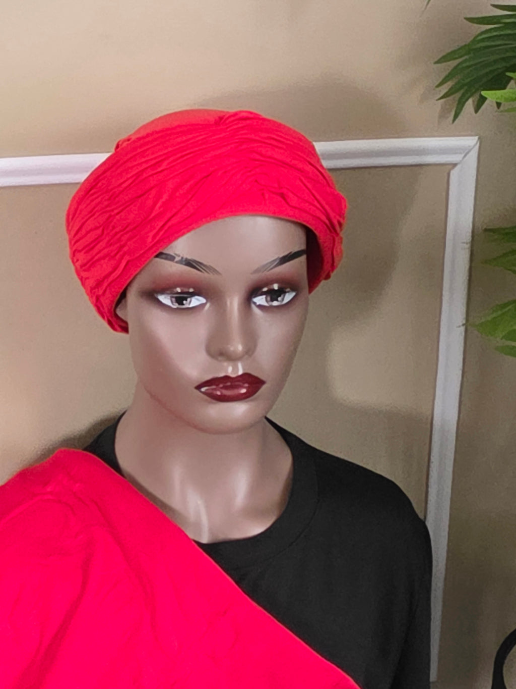 Turban simple avec foulard assorti