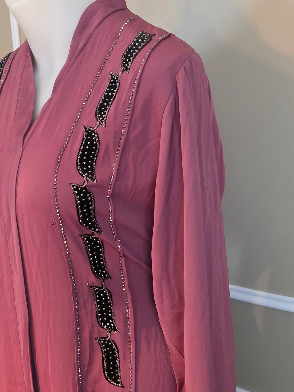 Abaya Élégance ruby