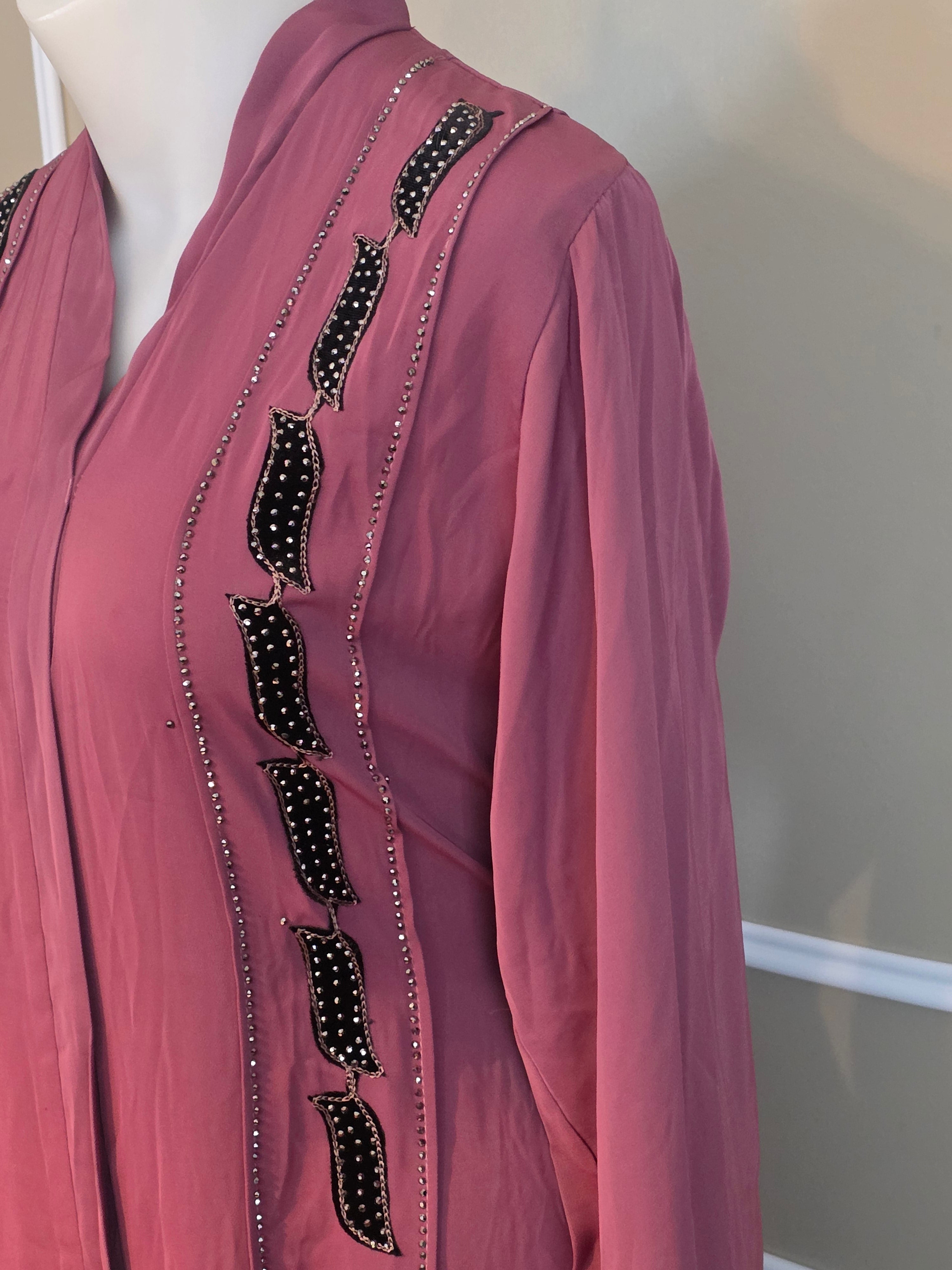 Abaya Élégance ruby