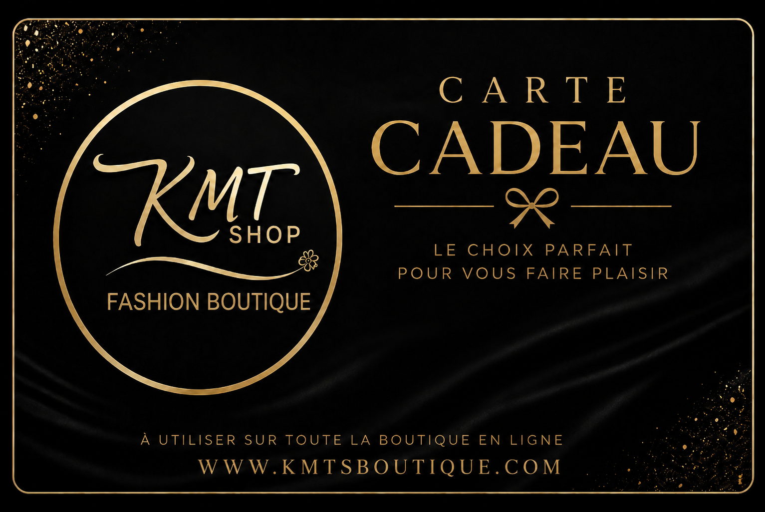 Carte cadeau KMTSHOP