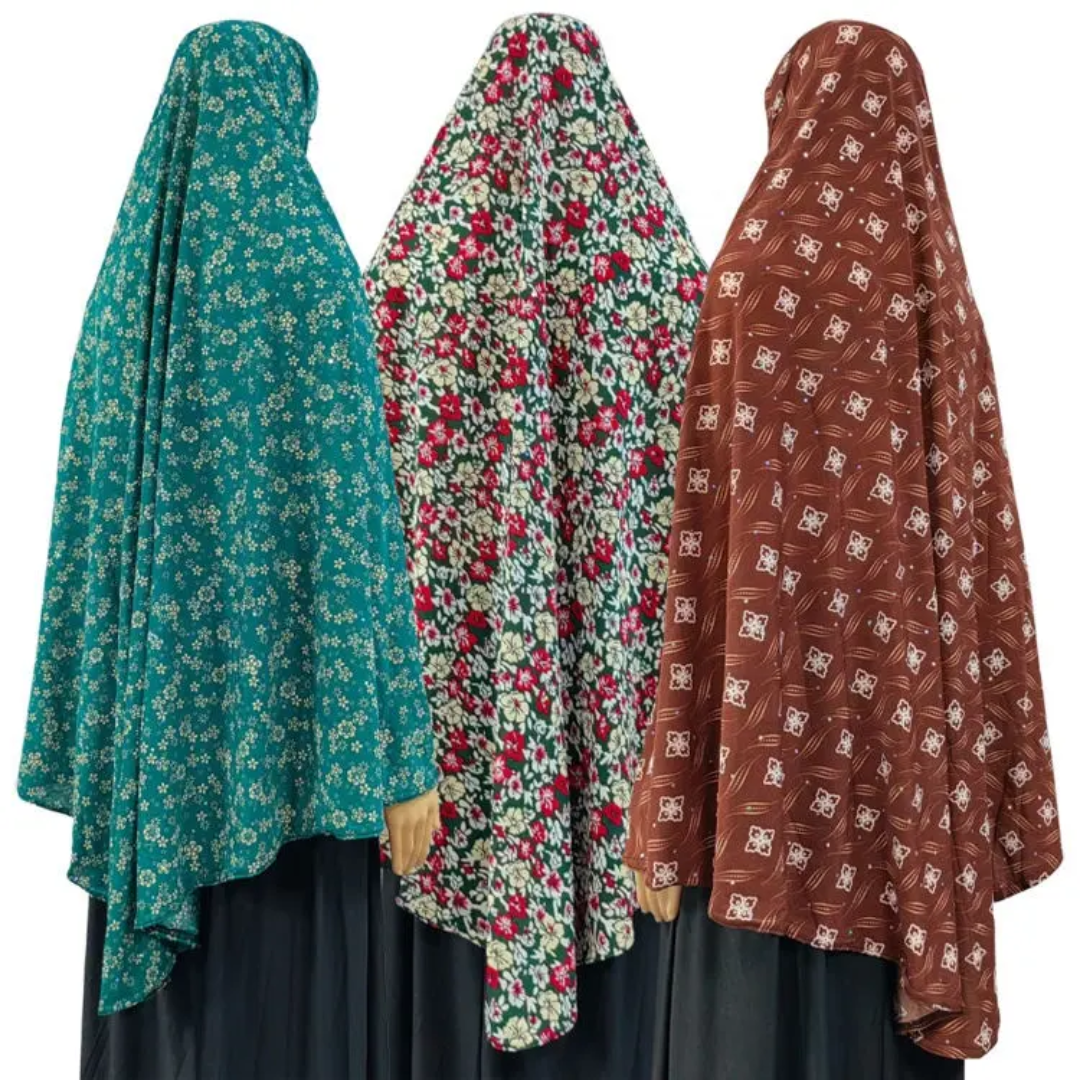 Hijab grand à enfiler