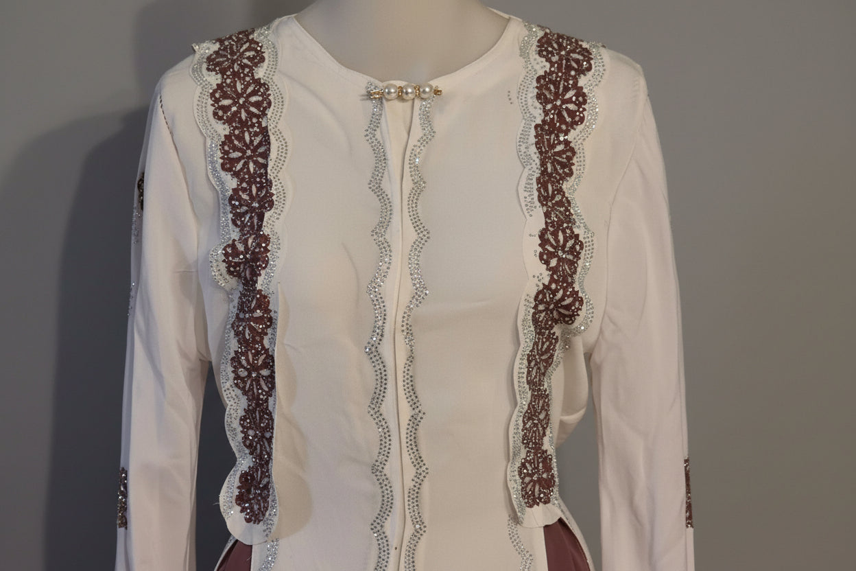 Abaya Perla - Marron