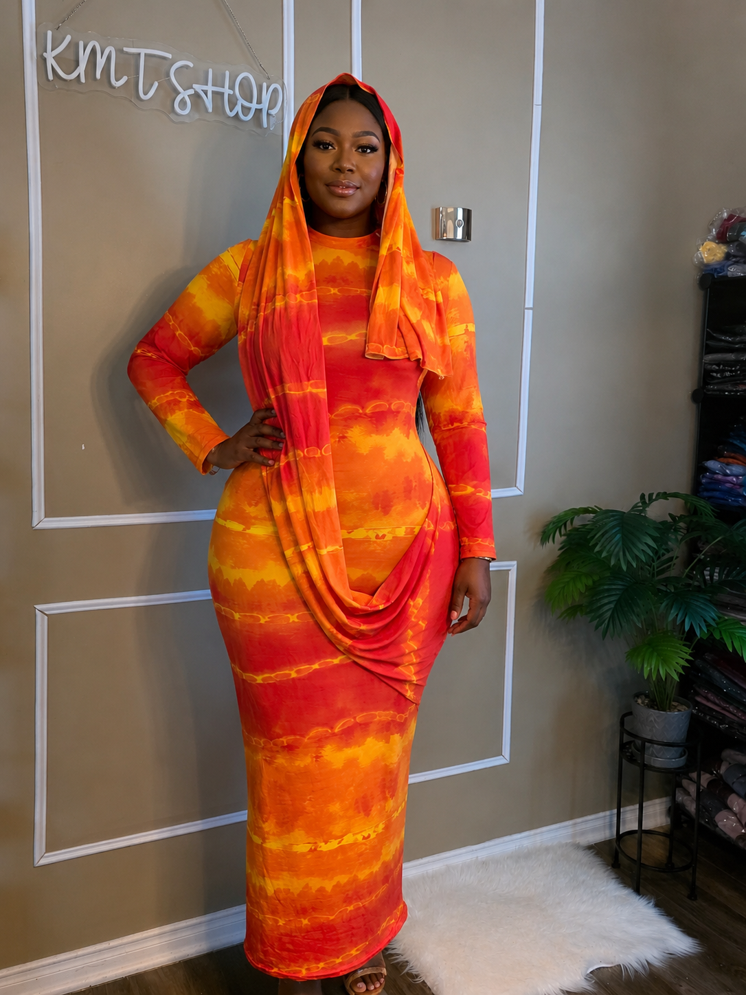 Robe Dampe style sari