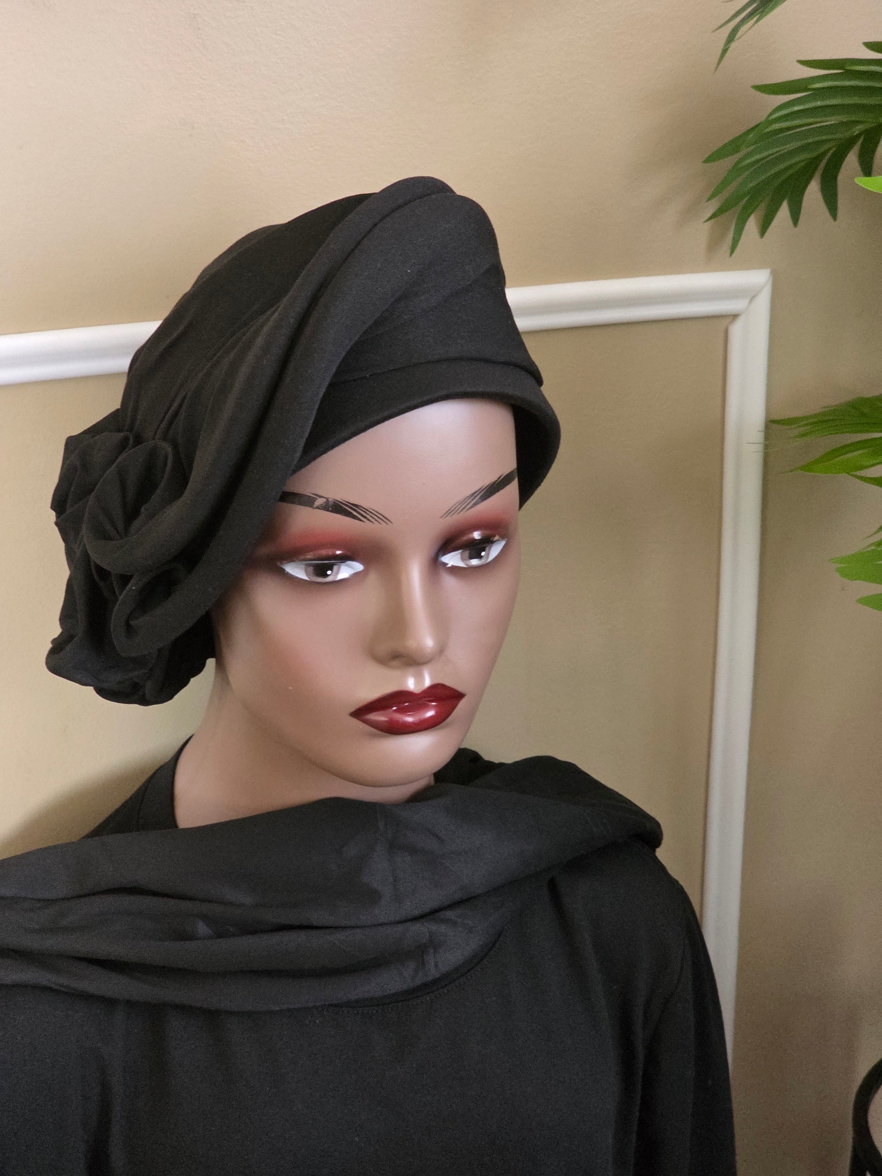 Turban avec foulard assorti