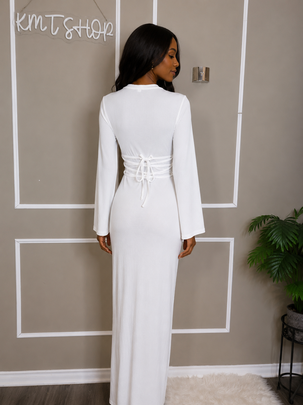 Robe Longue Sculptante