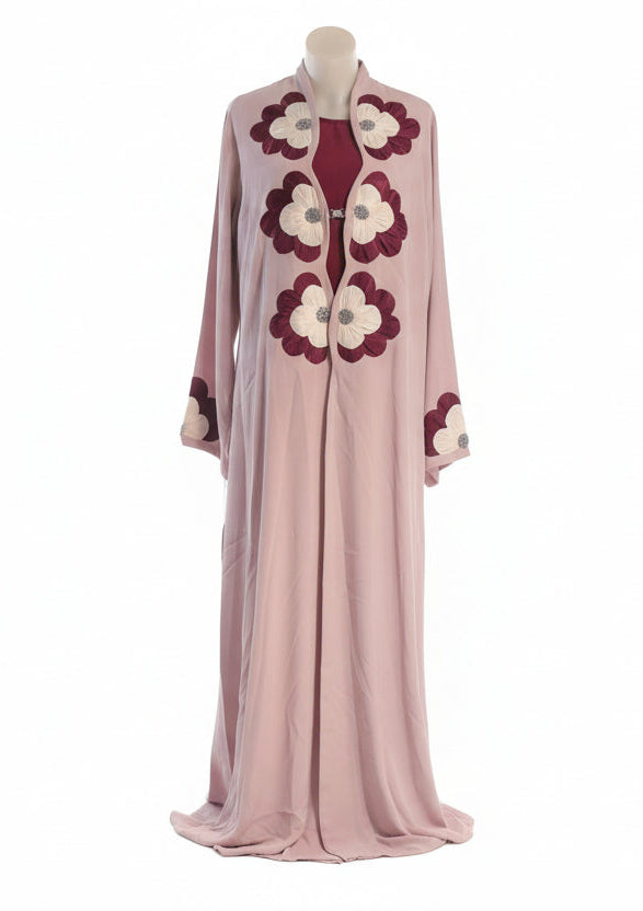 Abaya Dahlia - Rouge