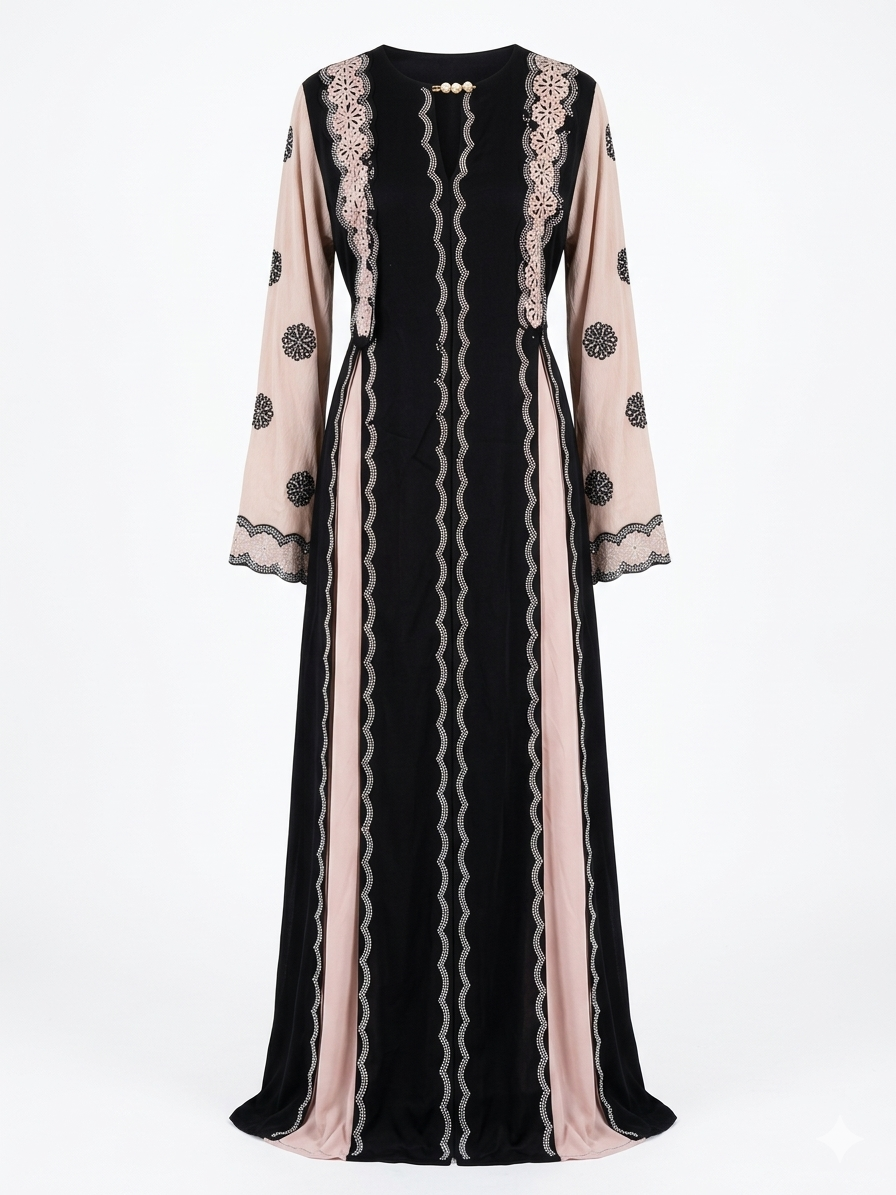 Abaya Perla - Noir