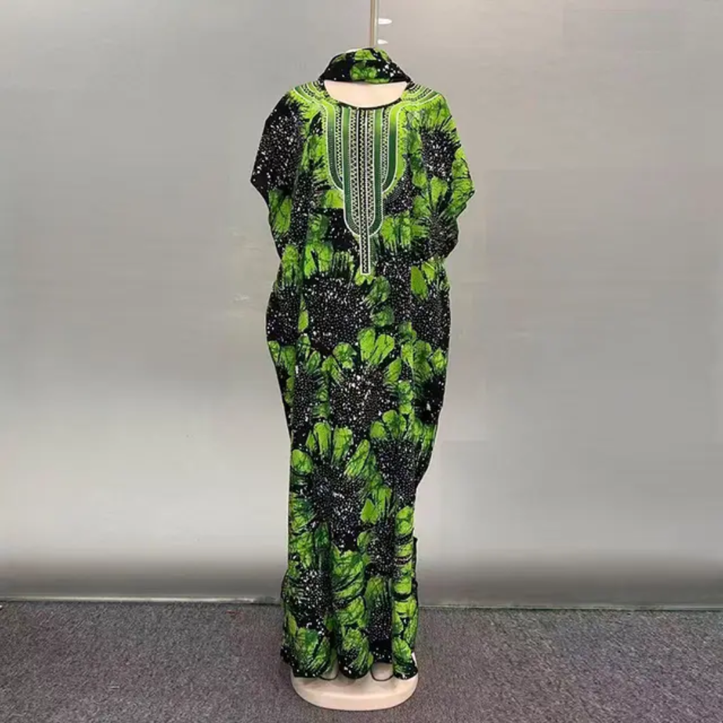 Boubou with matching veil