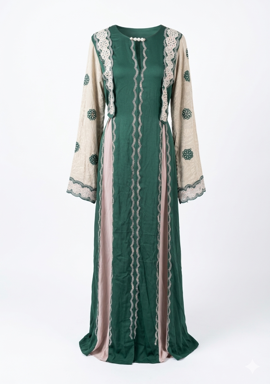 Abaya Perla - Vert