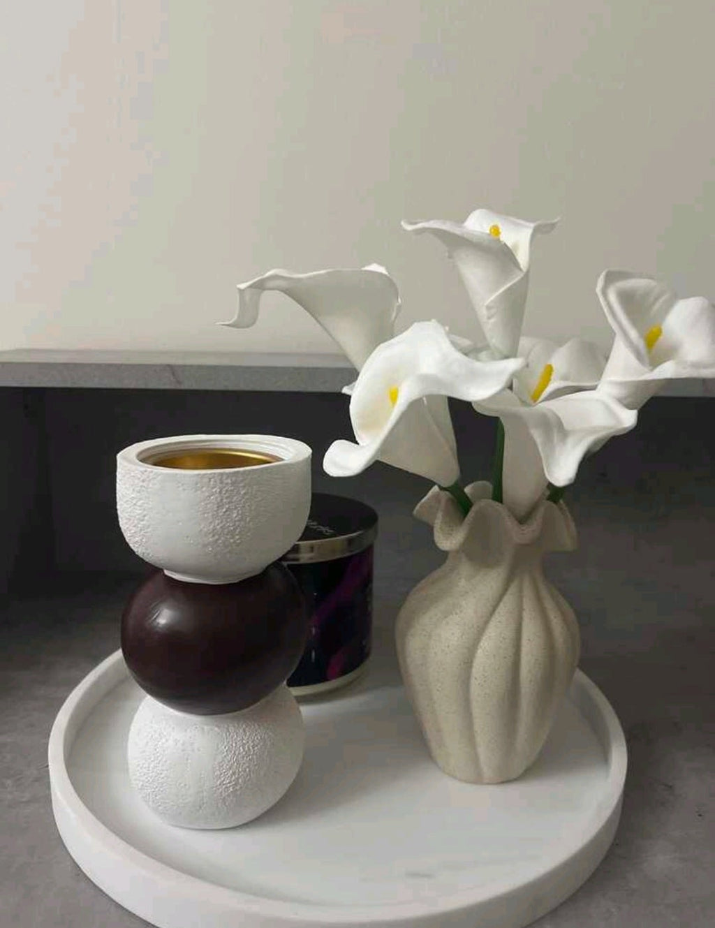 Sculpta Zen – Brûleur d’encens premium Blanc