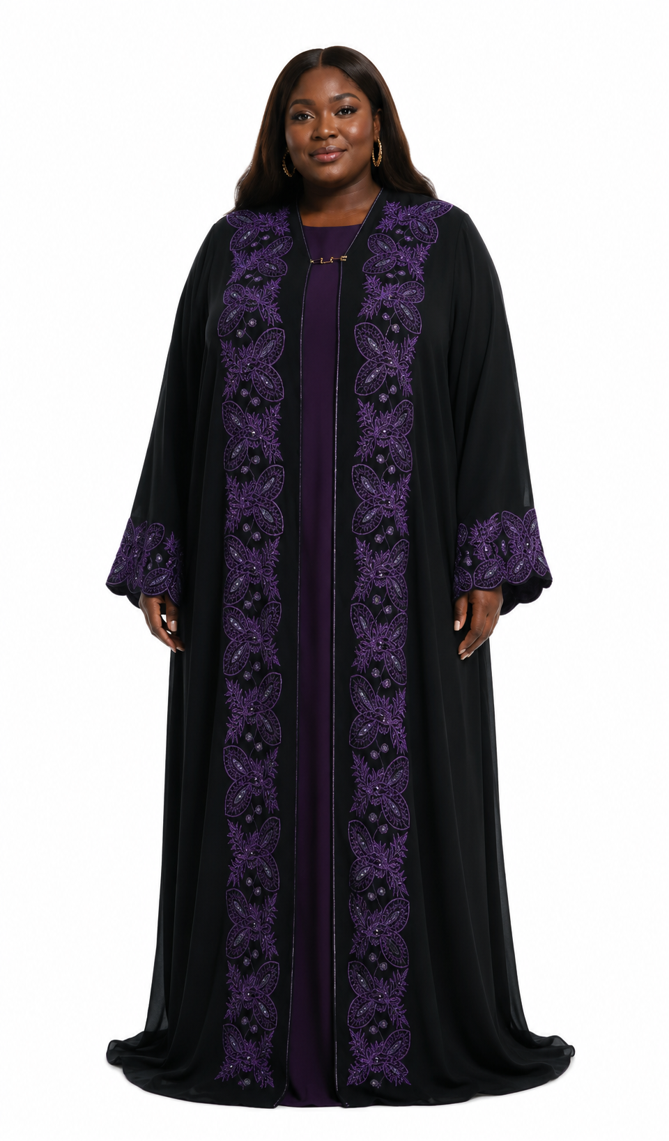 Abaya Noor - Violet