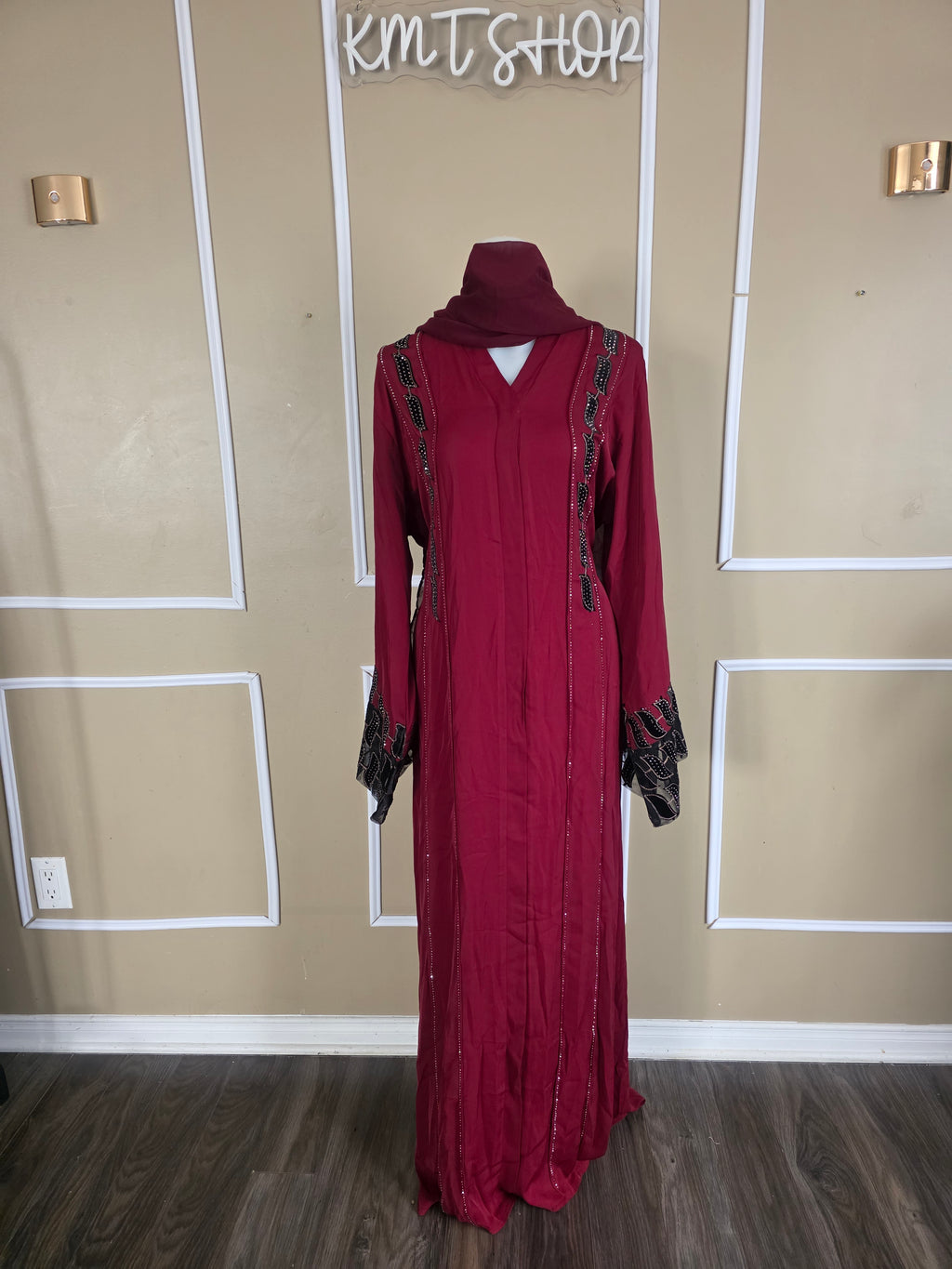 Abaya Élégance Ruby