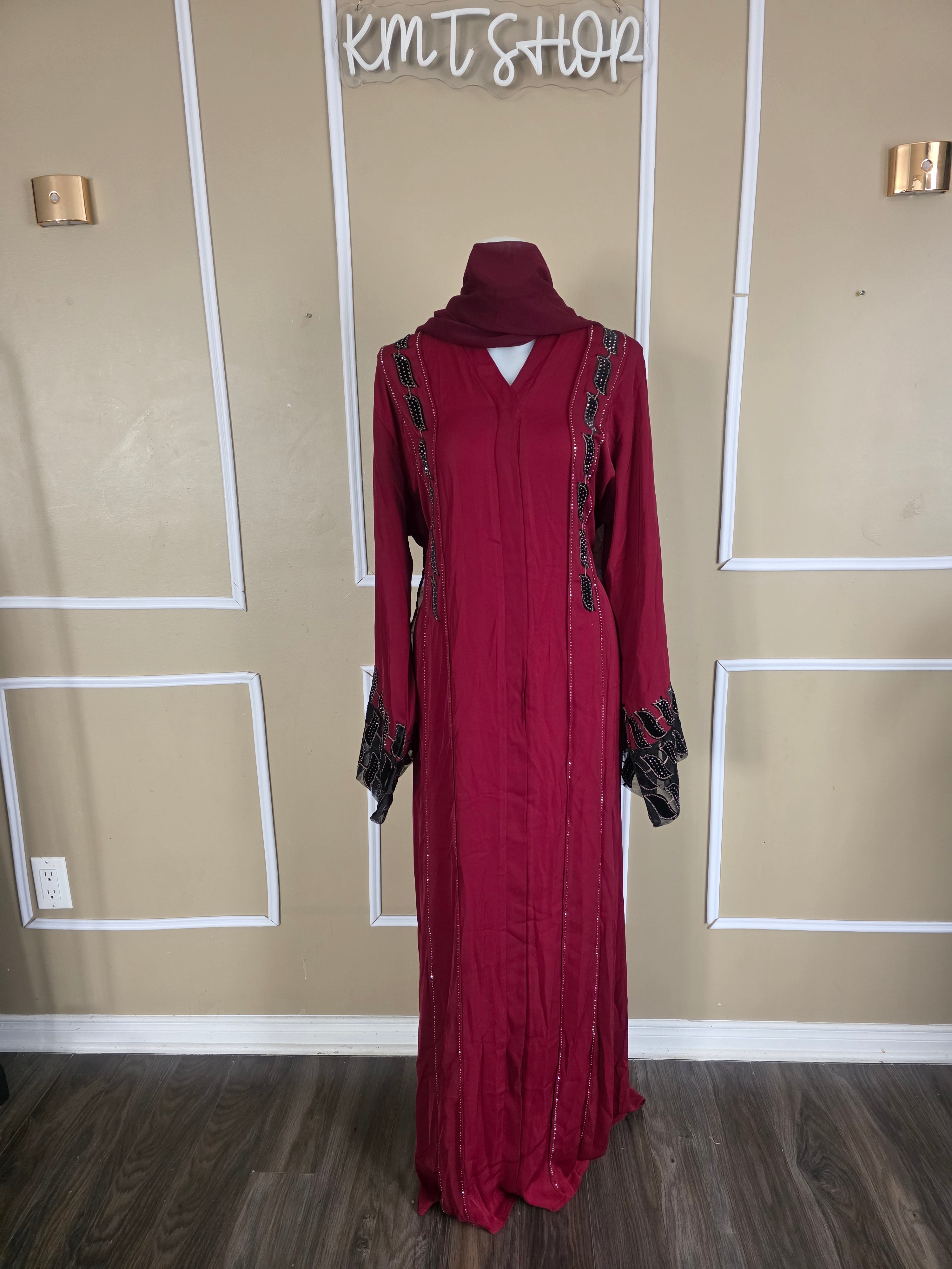 Abaya Élégance Ruby