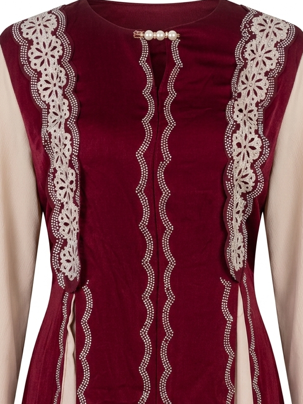 Abaya Perla - Rouge
