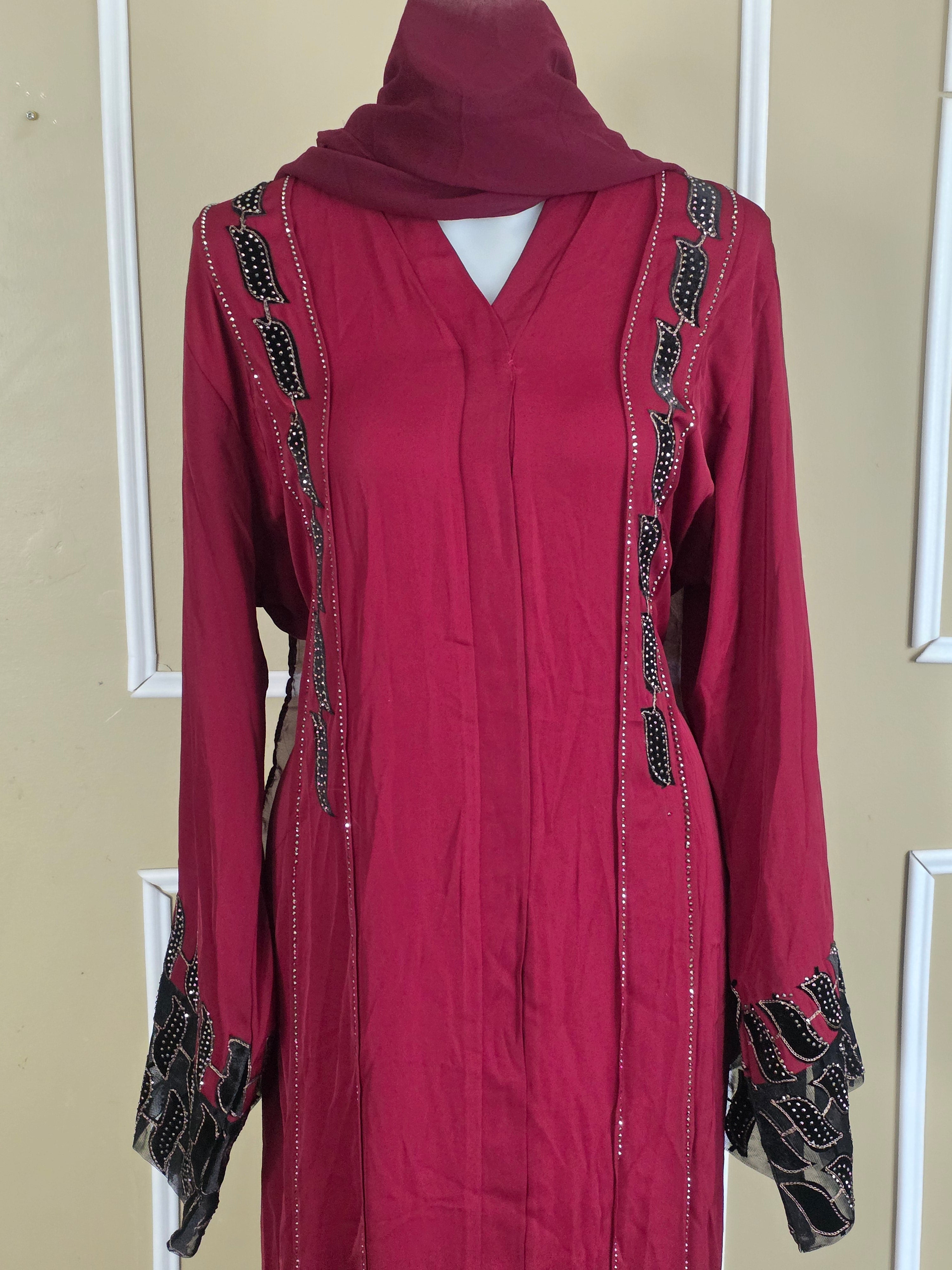 Abaya Élégance Ruby