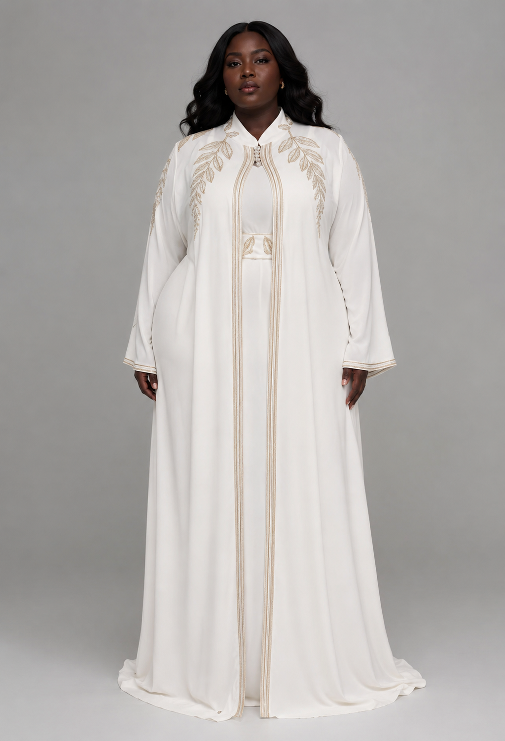Abaya Éclat Royal - 2 pièces
