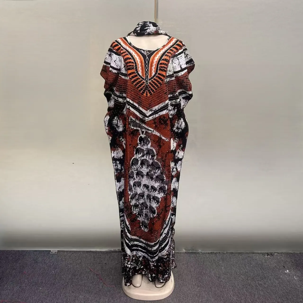 Boubou with matching veil