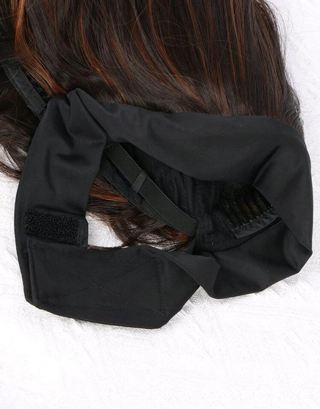 Perruque Bandeau ondulé synthétique 30 pouces