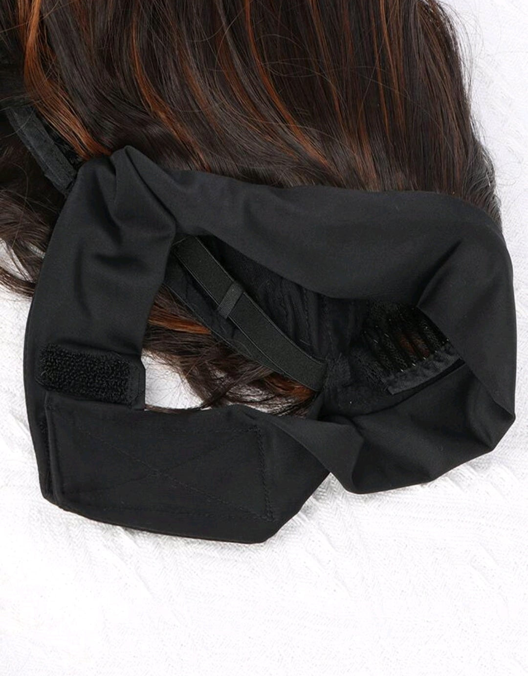 Perruque Bandeau ondulé synthétique 30 pouces
