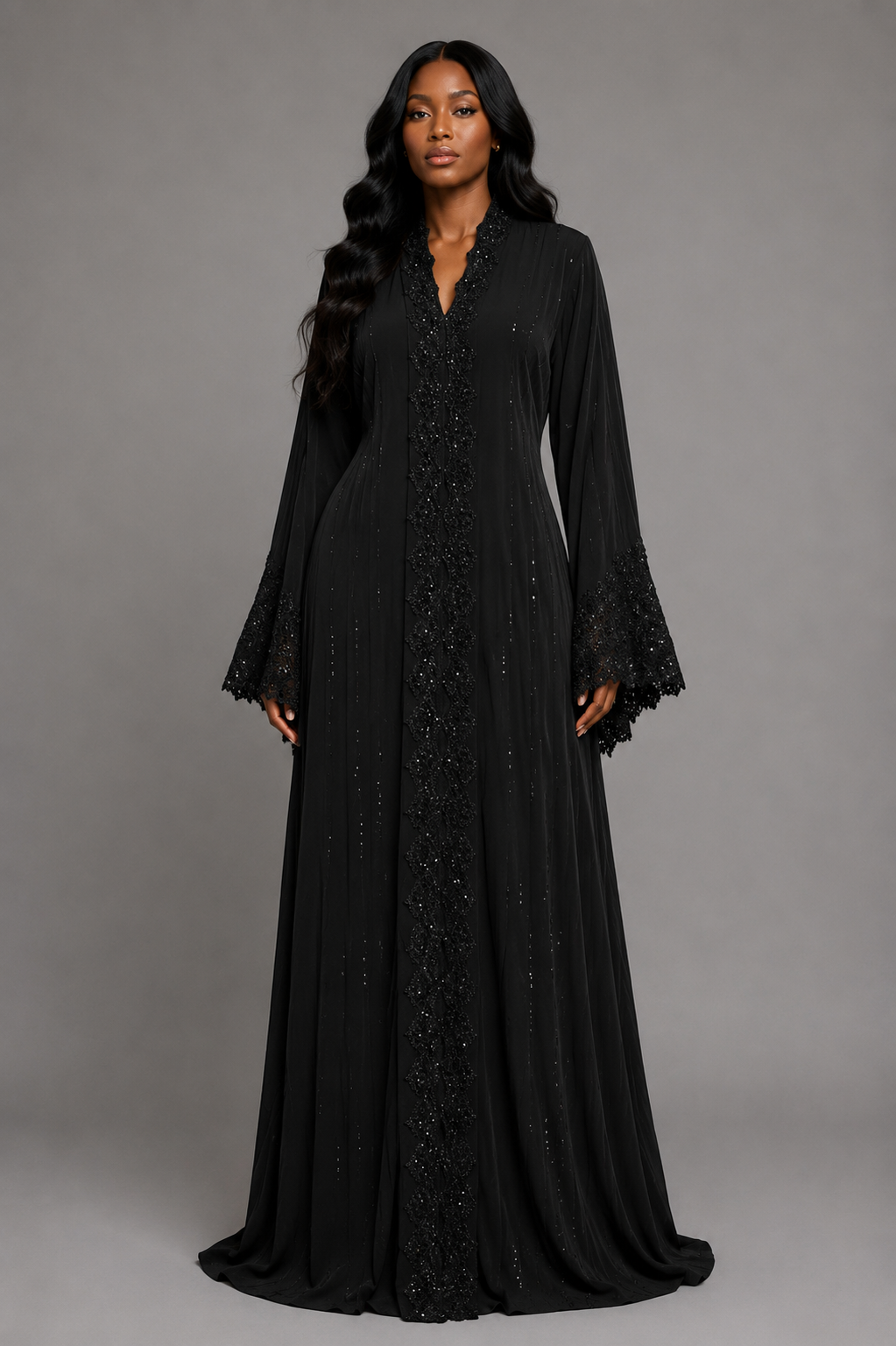Abaya Black Diamond – Élégance instantané
