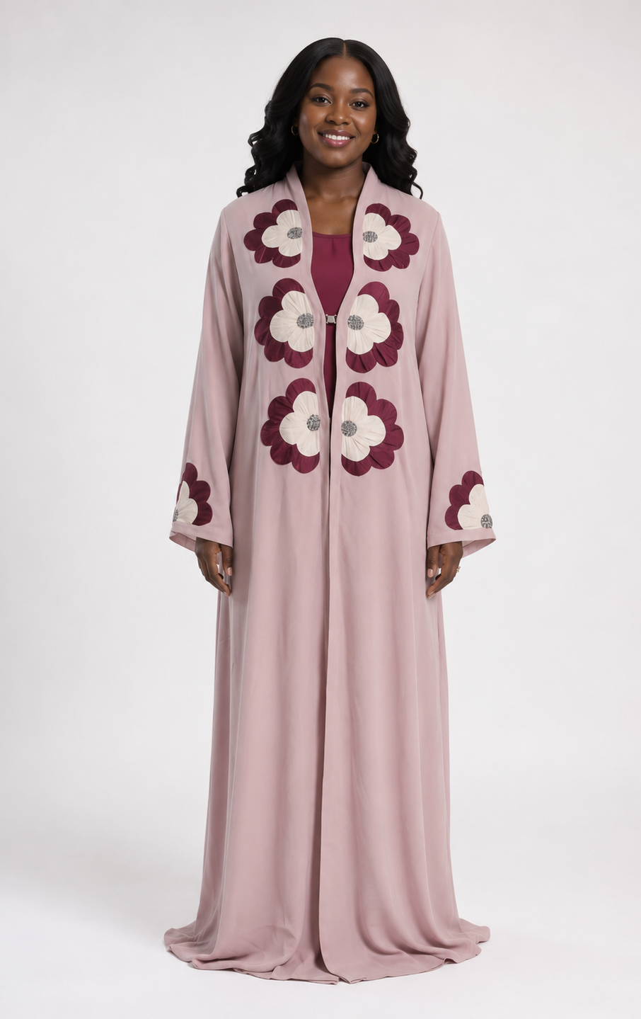 Abaya Dahlia - Rouge