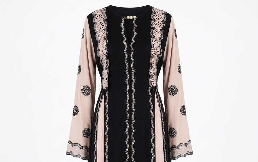 Abaya Perla - Noir