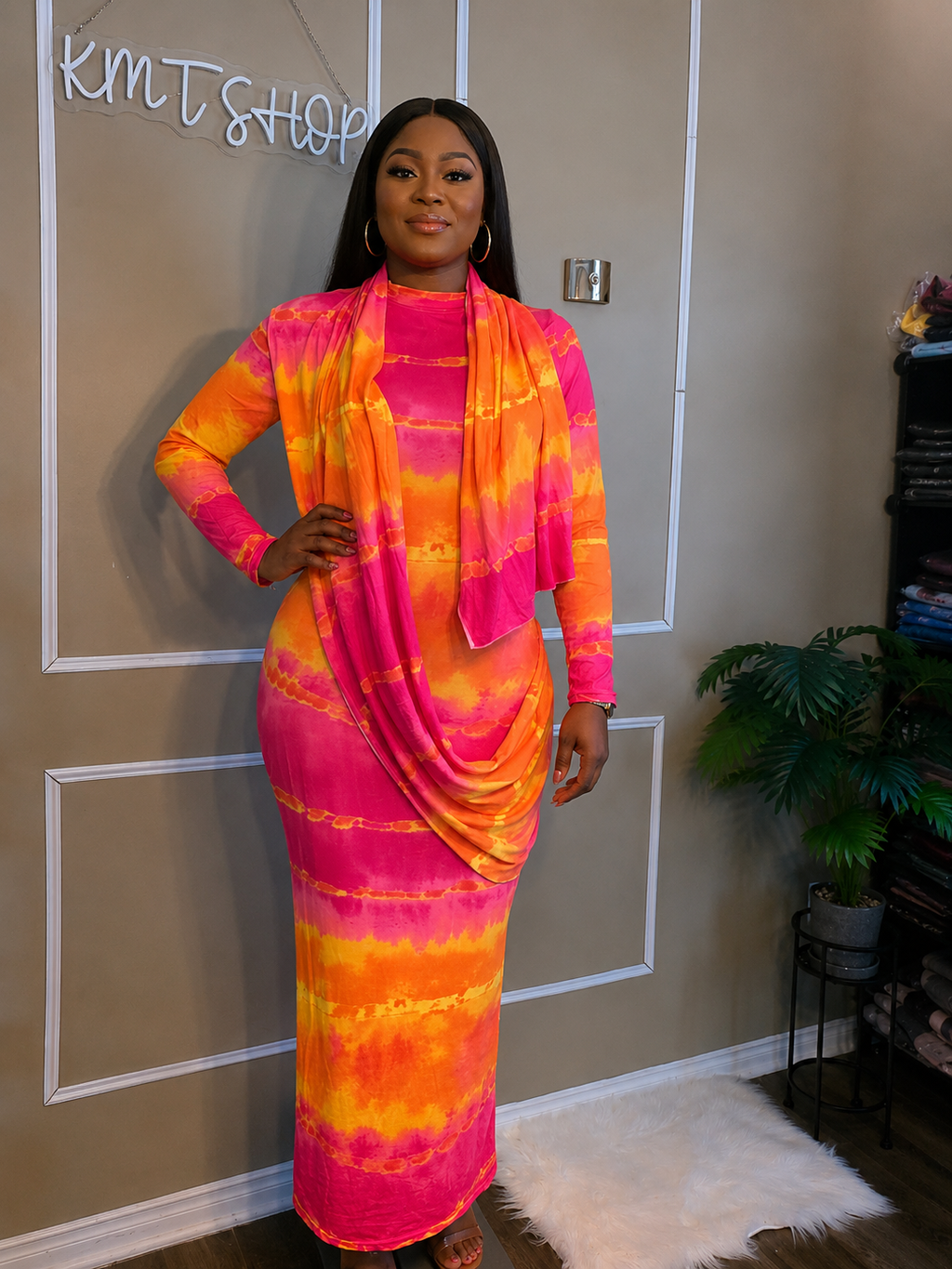 Robe Dampe style sari
