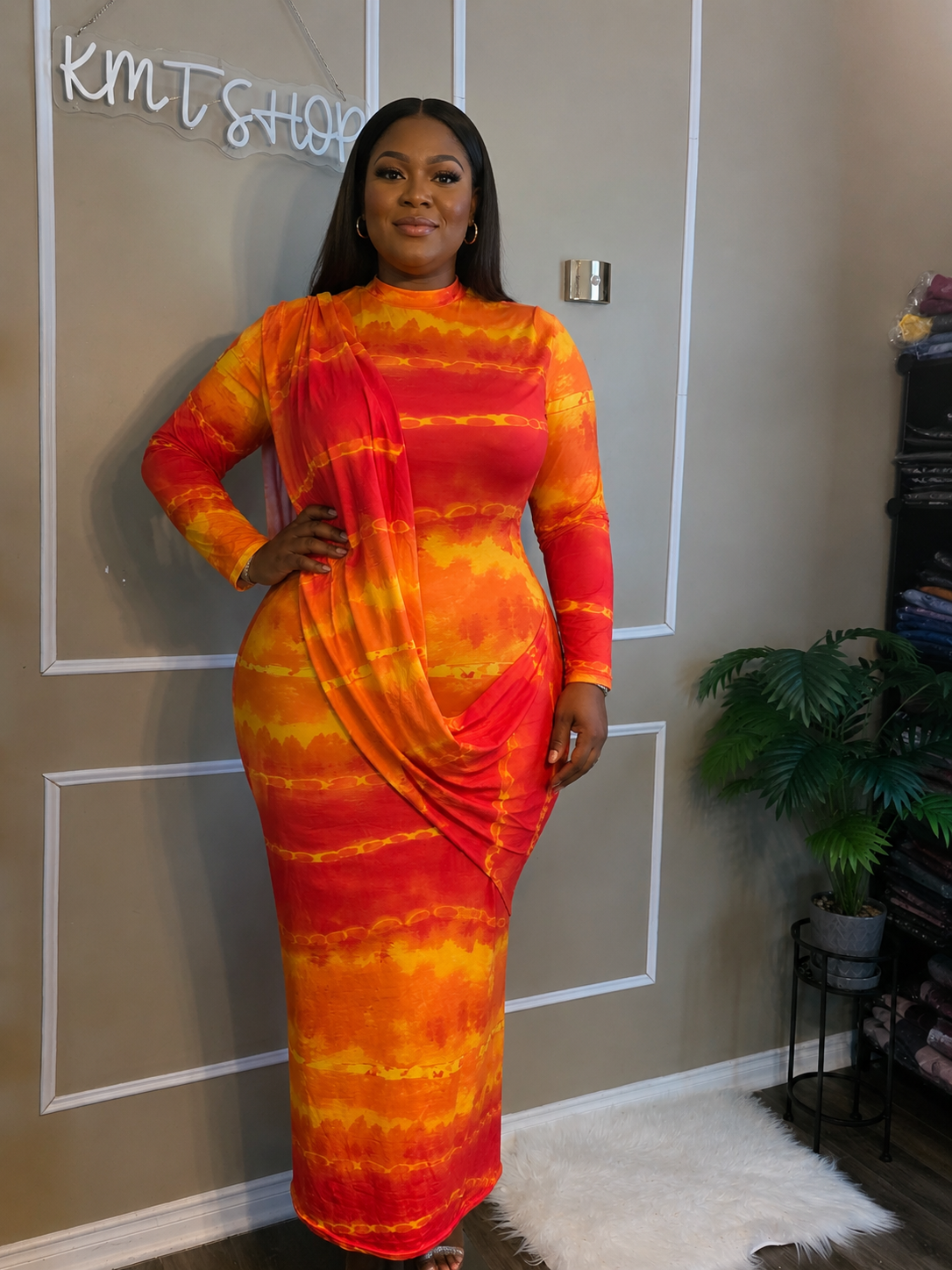 Robe Dampe style sari