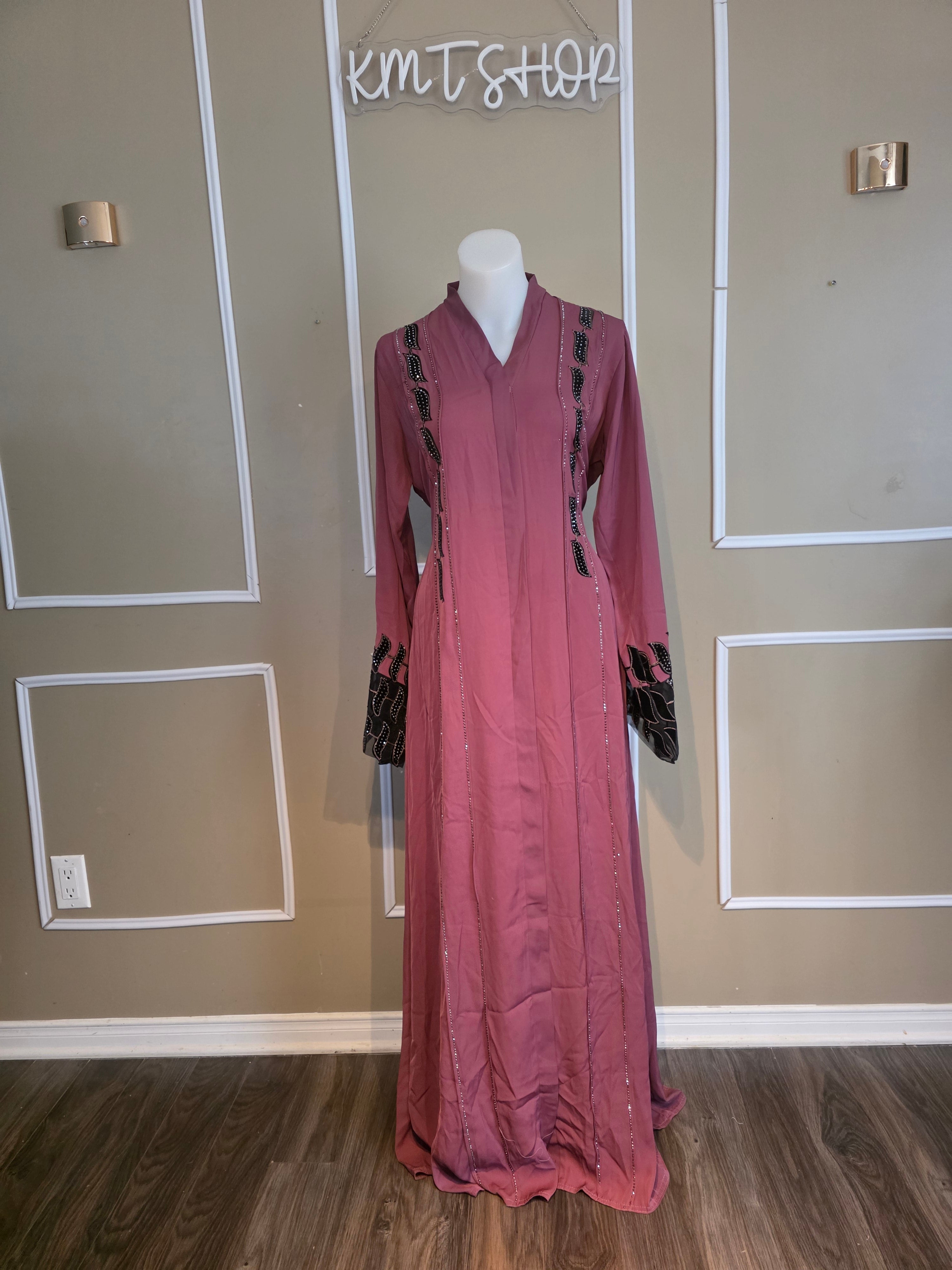 Abaya Élégance ruby