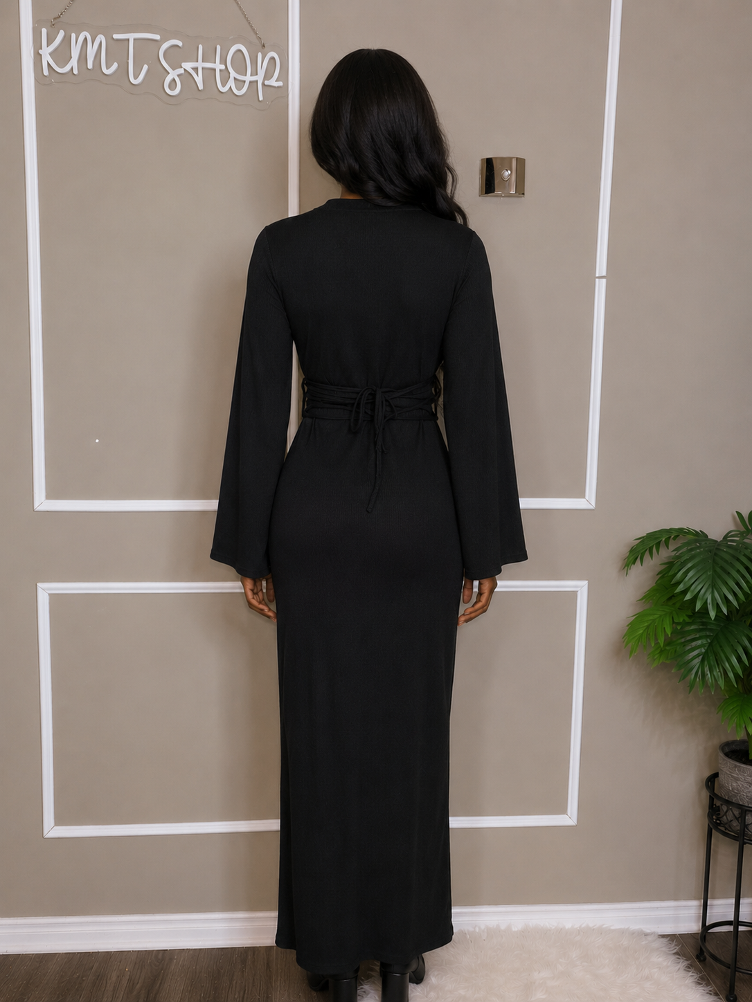 Robe Longue Sculptante