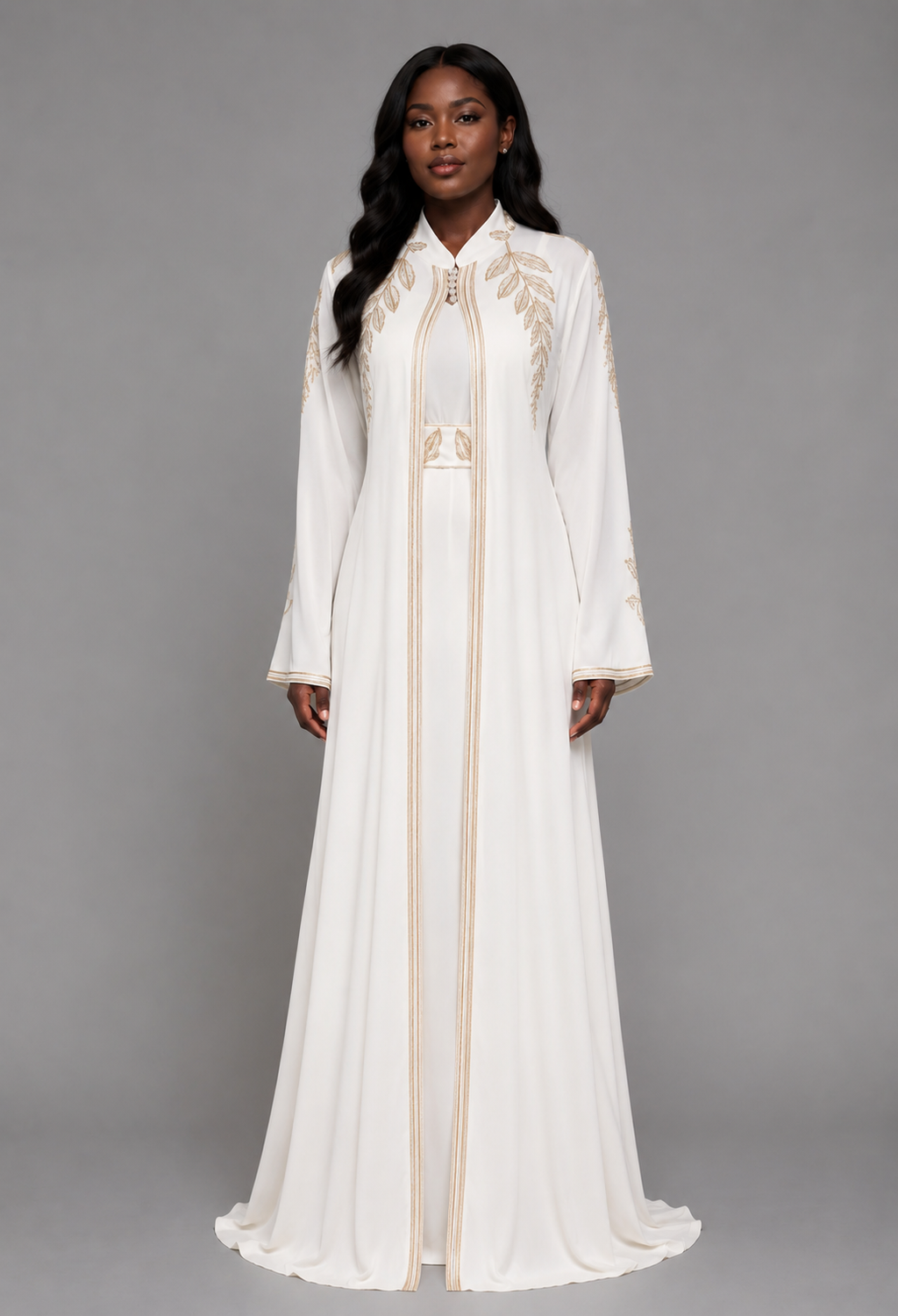 Abaya Éclat Royal - 2 pièces