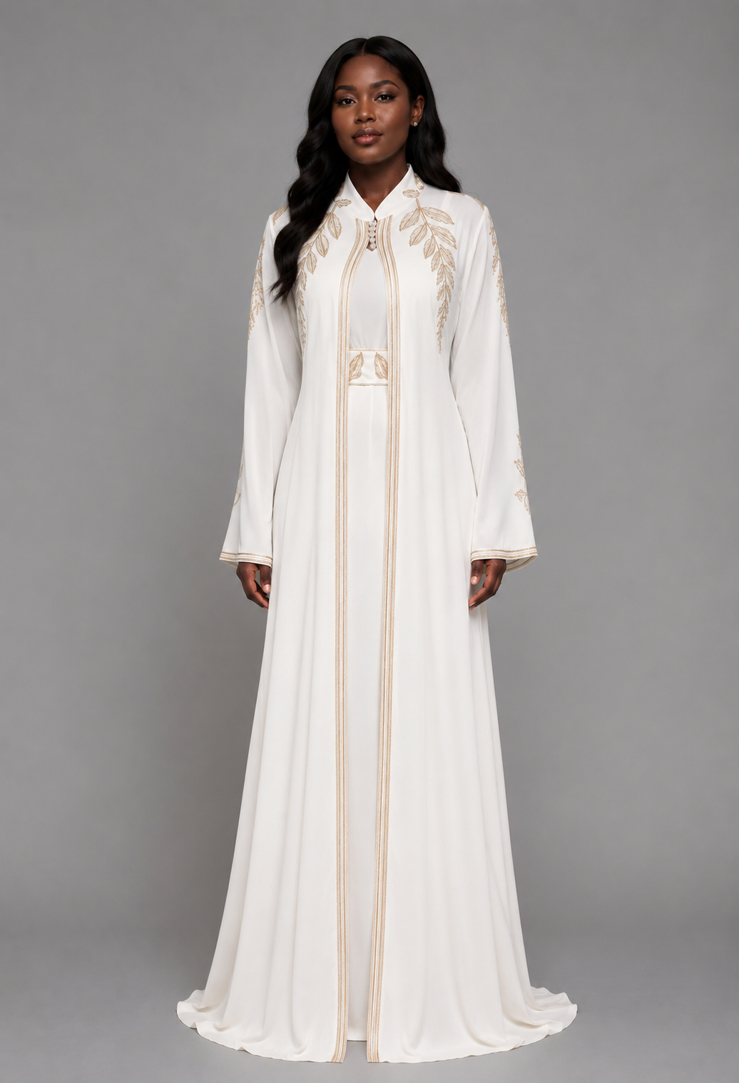 Abaya Éclat Royal - 2 pièces