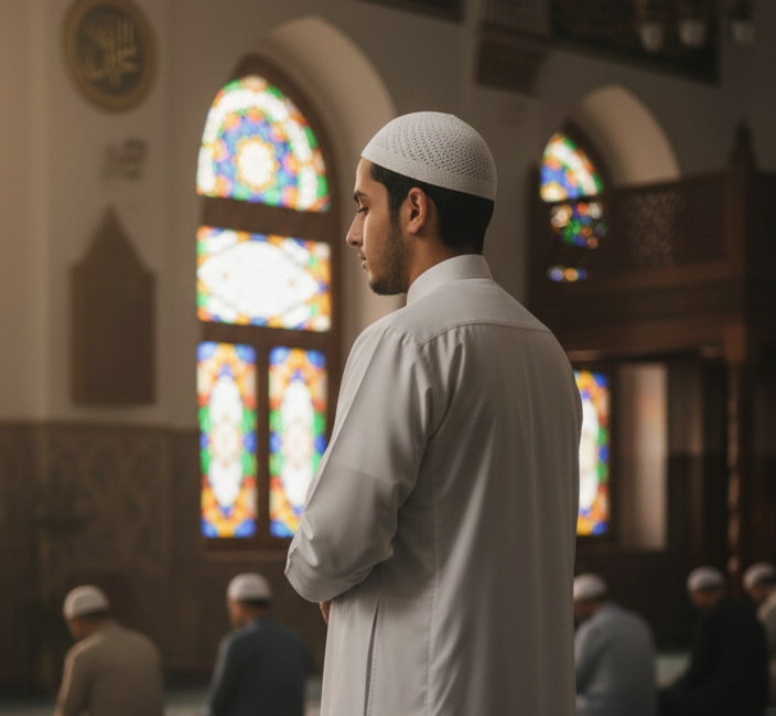 Kufi prayer hat